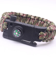 Load image into Gallery viewer, Military Outdoor Paracord Survival Bracelet