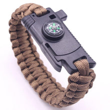 Load image into Gallery viewer, Military Outdoor Paracord Survival Bracelet